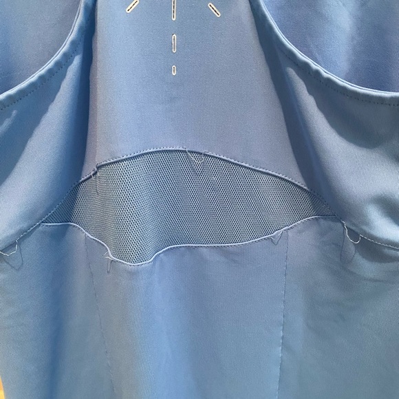 ASICS Womens MotionDry Tennis Dress - Blue - S - Picture 6 of 7